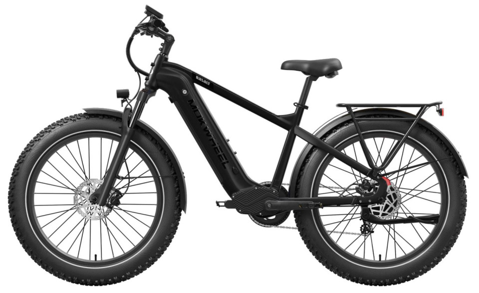 Mokwheel Basalt 2.0 - Black | Elektrische Mountainbike | Fatbike