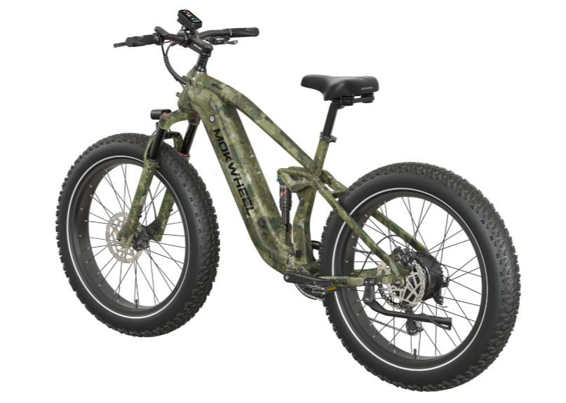 Mokwheel Obsidian 2.0 Junglepatroon | Elektrische Heren Moutainbike | Fatbike