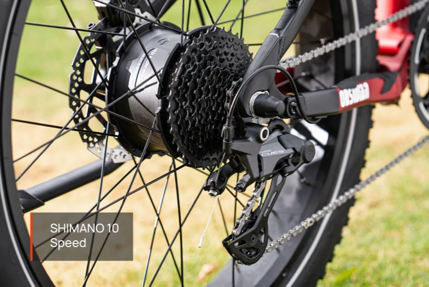 Mokwheel Obsidian 2.0 Junglepatroon | Elektrische Heren Moutainbike | Fatbike