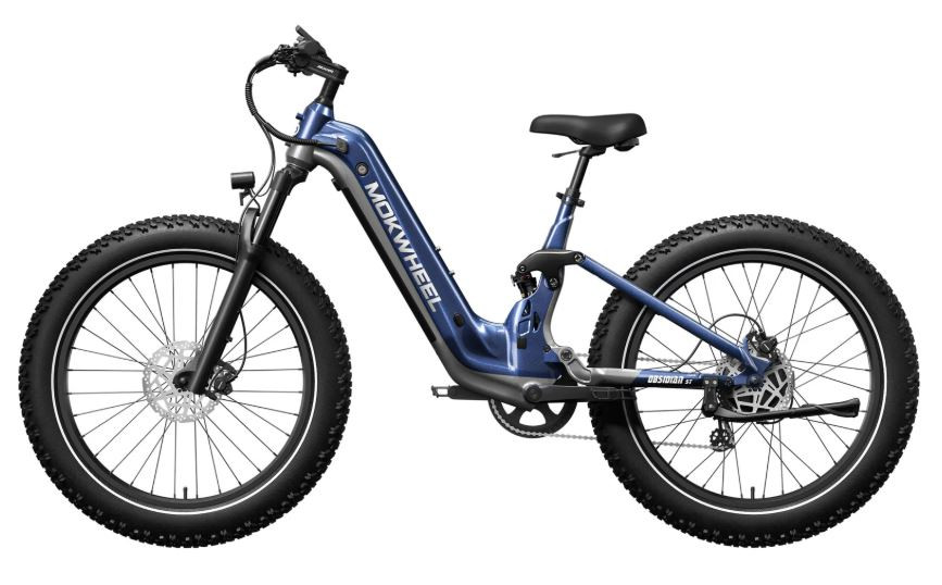 Mokwheel Obsidian ST 2.0 Blauw/Grijs | Elektrische Moutainbike | Fatbike