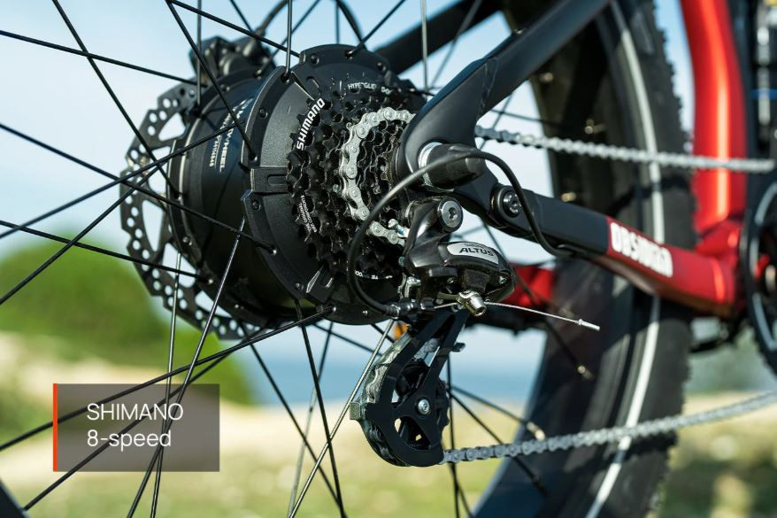 Mokwheel Obsidian ST 2.0 Blauw/Grijs | Elektrische Moutainbike | Fatbike