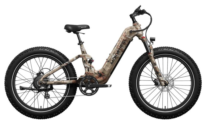 Mokwheel Obsidian ST 2.0 Woestijncamouflage | Elektrische Moutainbike | Fatbike