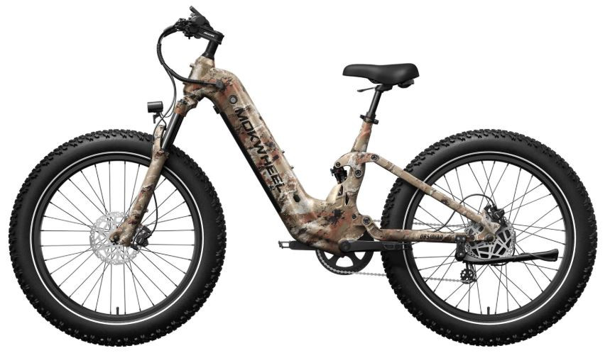 Mokwheel Obsidian ST 2.0 Woestijncamouflage | Elektrische Moutainbike | Fatbike