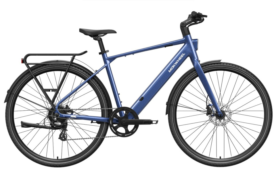 Mokwheel Flint - steel blue - elektrische herenfiets