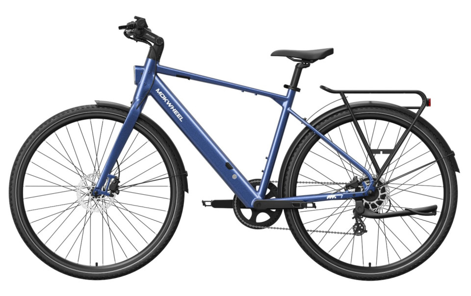 Mokwheel Flint - steel blue - elektrische herenfiets