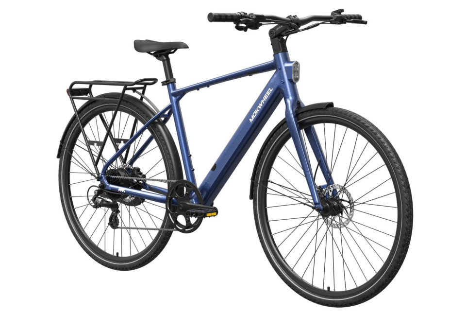 Mokwheel Flint - steel blue - elektrische herenfiets