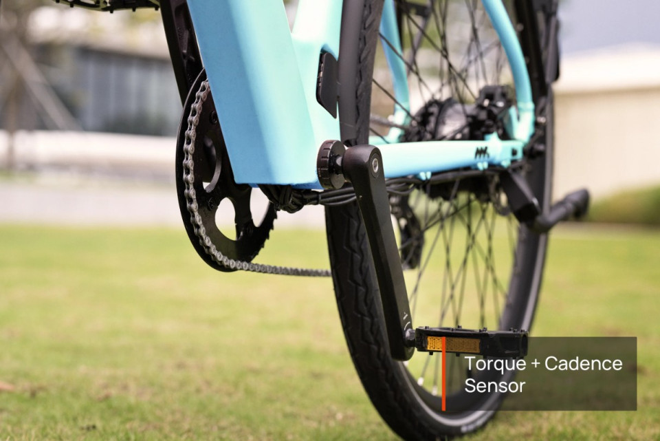 Mokwheel Flint - steel blue - elektrische herenfiets