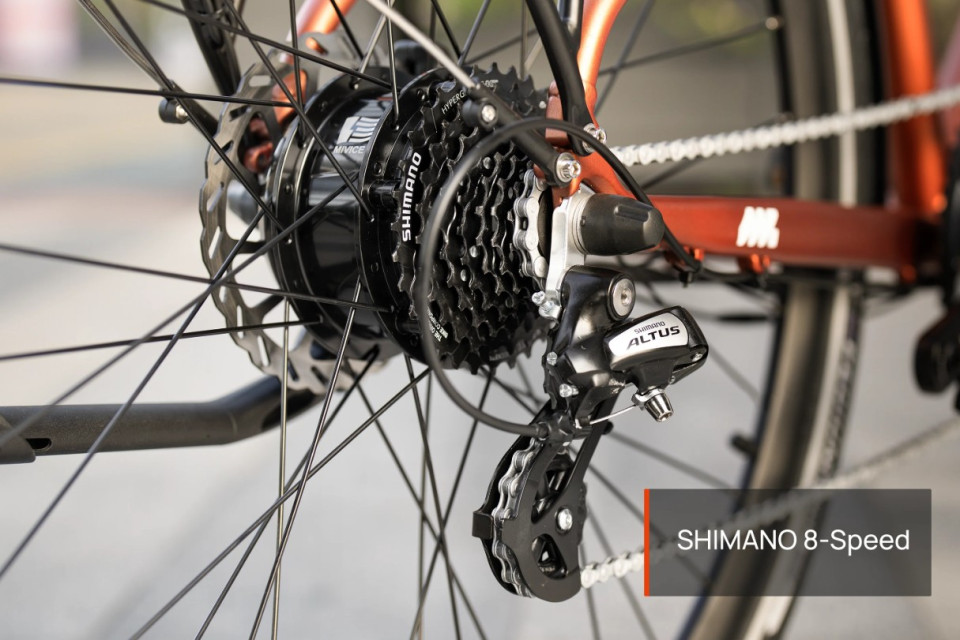 Mokwheel Flint ST - mocha - elektrische damesfiets