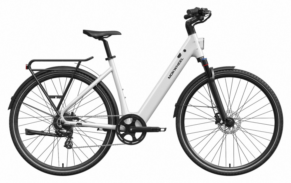 Mokwheel Flint ST - white - elektrische damesfiets