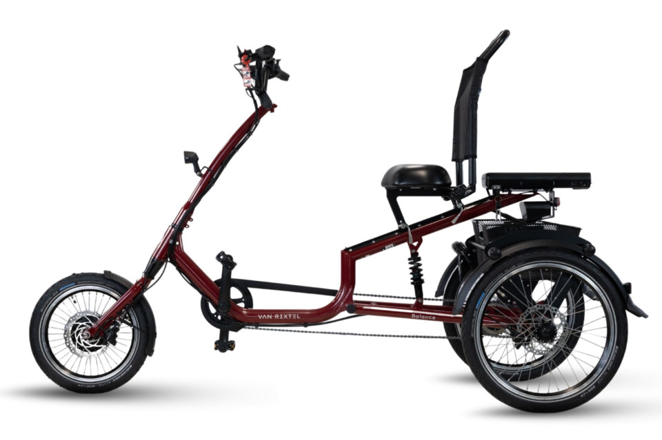 Van Rixtel Balance - bordeaux - elektrische driewieler