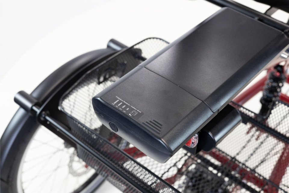 Van Rixtel Balance - bordeaux - elektrische driewieler