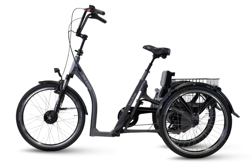 Van Rixtel EasyRide - blauwgrijs mat - elektrische driewieler