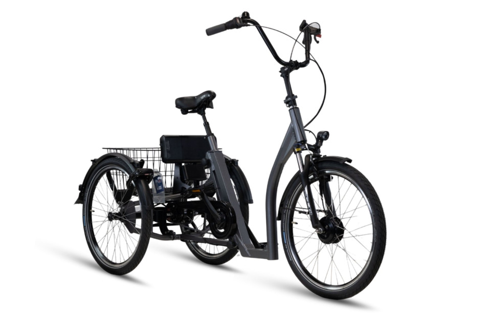 Van Rixtel EasyRide - blauwgrijs mat - elektrische driewieler