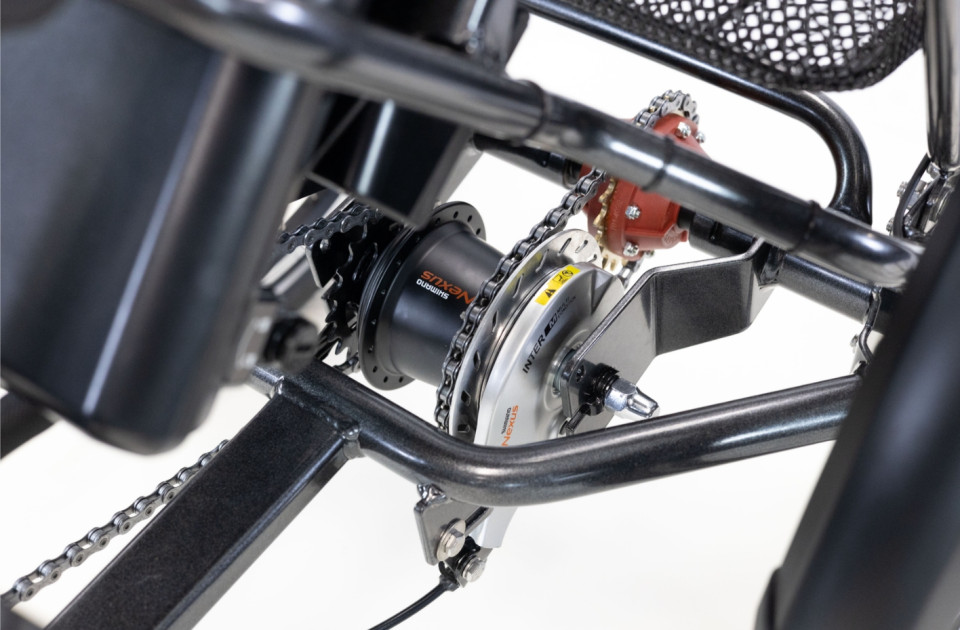 Van Rixtel EasyRide - blauwgrijs mat - elektrische driewieler