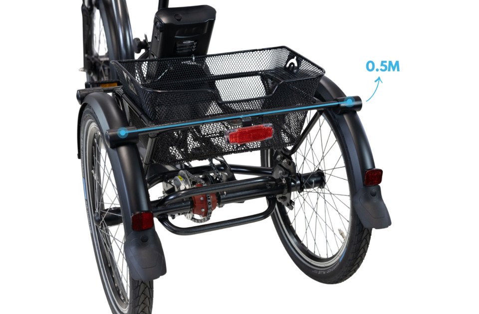 Van Rixtel Compact - antraciet - elektrische driewieler