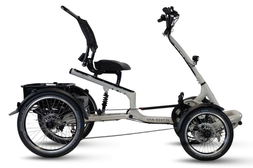 Van Rixtel Solid - zijdegrijs mat - elektrische vierwieler