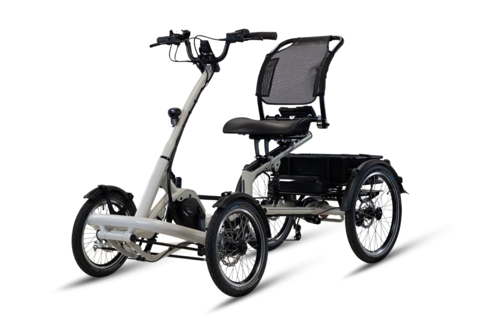 Van Rixtel Solid - zijdegrijs mat - elektrische vierwieler