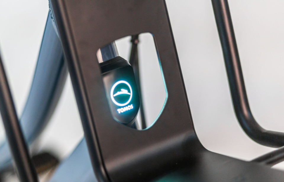 Tomos EB 16 - antracite matt - elektrische transportfiets - heren