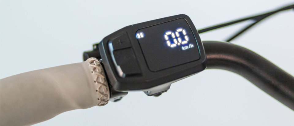 Tomos EB 16 - antracite matt - elektrische transportfiets - heren