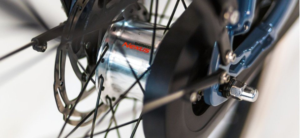 Tomos EB 16 - antracite matt - elektrische transportfiets - heren