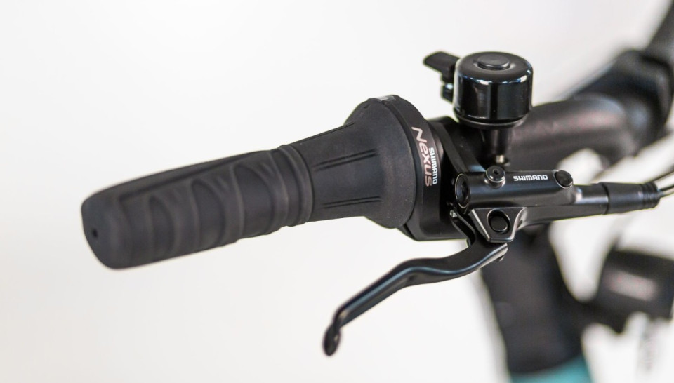 Tomos EB 18 - gravel green matt - elektrische stadsfiets - dames