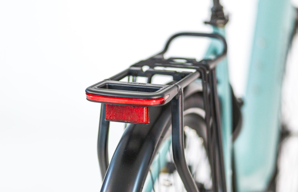 Tomos EB 18 - gravel green matt - elektrische stadsfiets - dames