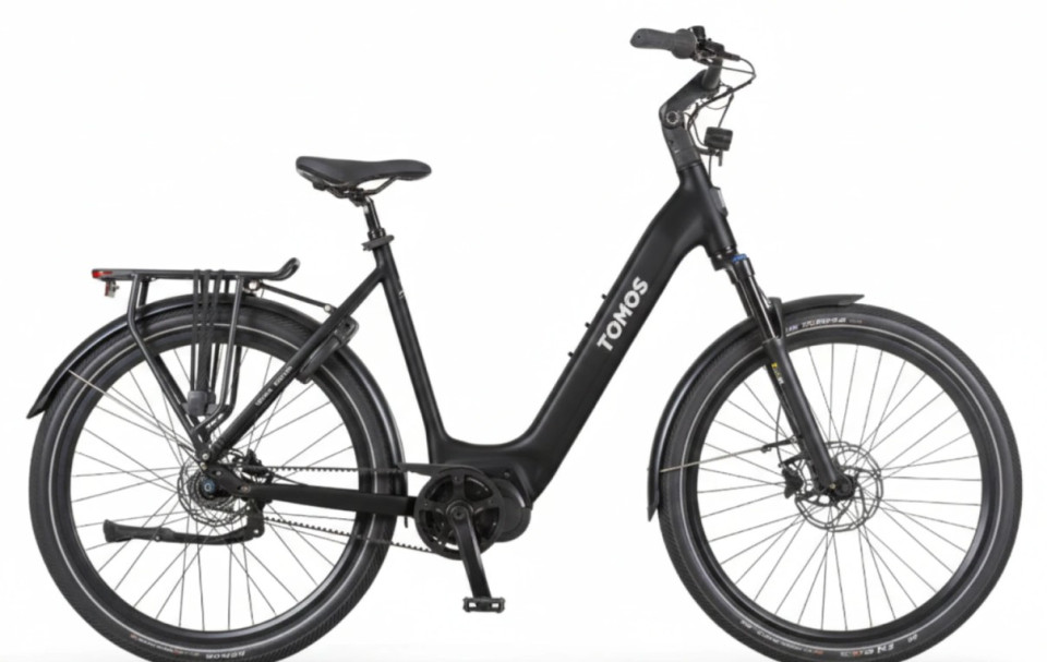 Tomos EB 19 - black matt - elektrische stadsfiets - dames