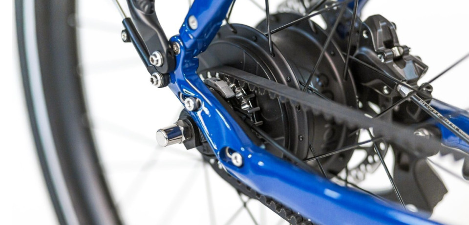 Tomos EB 22 - blue saphir glossy - elektrische stadsfiets - dames