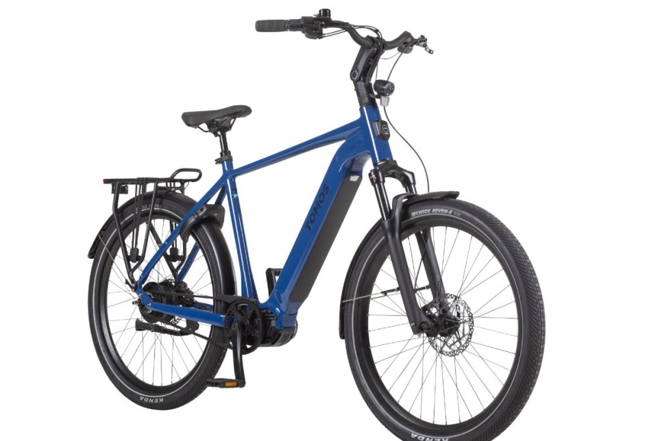 Tomos EB 22 - blue saphir glossy - elektrische stadsfiets - heren