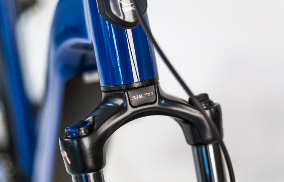 Tomos EB 22 - blue saphir glossy - elektrische stadsfiets - heren