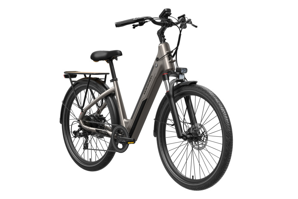 Mokwheel Asphalt-ST - khaki | Elektrische damesfiets
