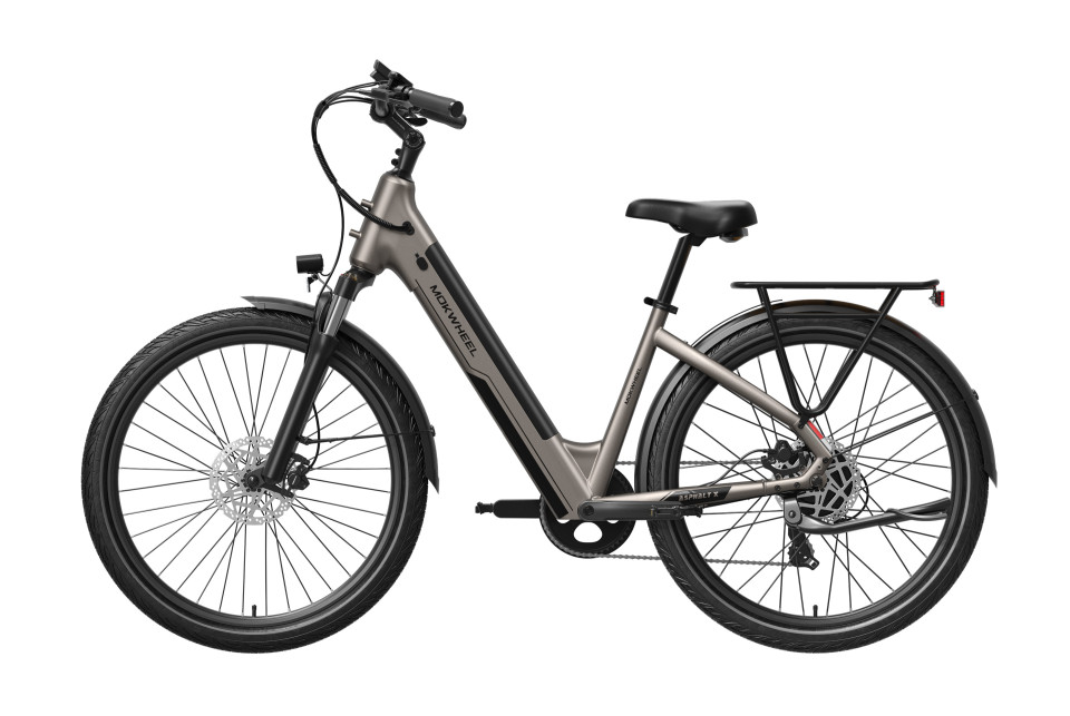 Mokwheel Asphalt-ST - khaki | Elektrische damesfiets
