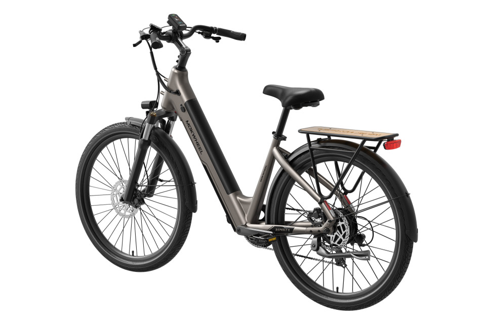Mokwheel Asphalt-ST - khaki | Elektrische damesfiets