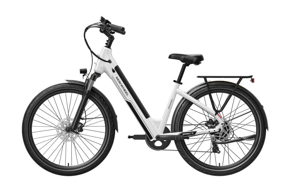 Mokwheel Asphalt-ST - White | Elektrische damesfiets