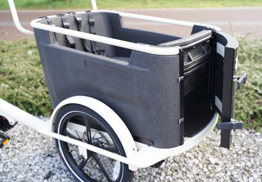 Van Rixtel Urban Plus Dog - mat zwart - elektrische bakfiets