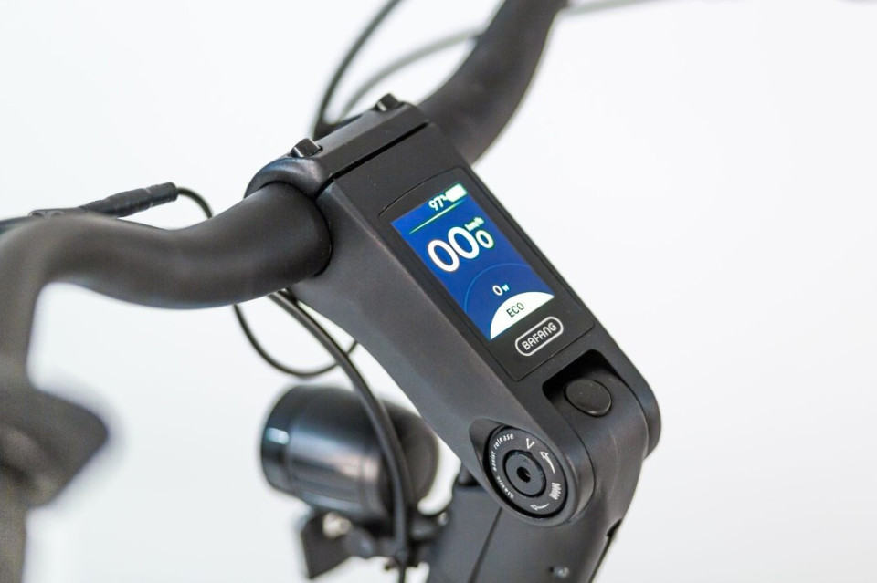 Tomos EB 20 - pebble grey matt- elektrische stadsfiets - dames