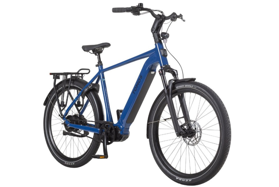 Tomos EB 22 - blue saphir glossy - elektrische stadsfiets - heren