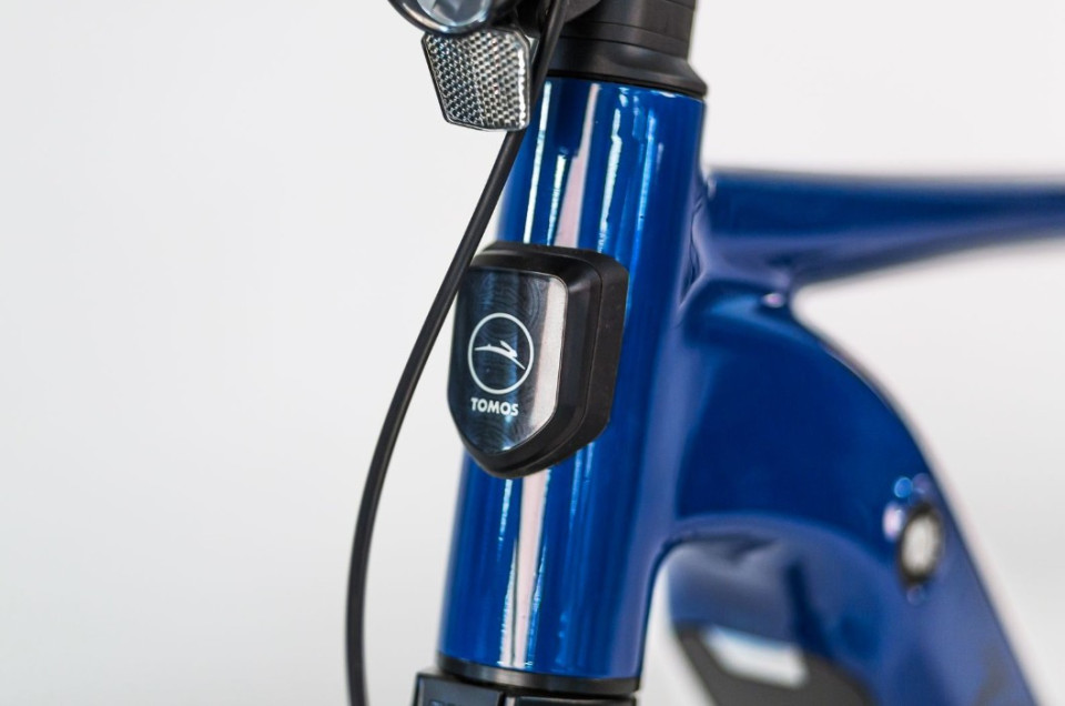 Tomos EB 22 - blue saphir glossy - elektrische stadsfiets - heren