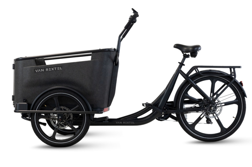 Van Rixtel Family - midnight black - elektrische driewieler bakfiets