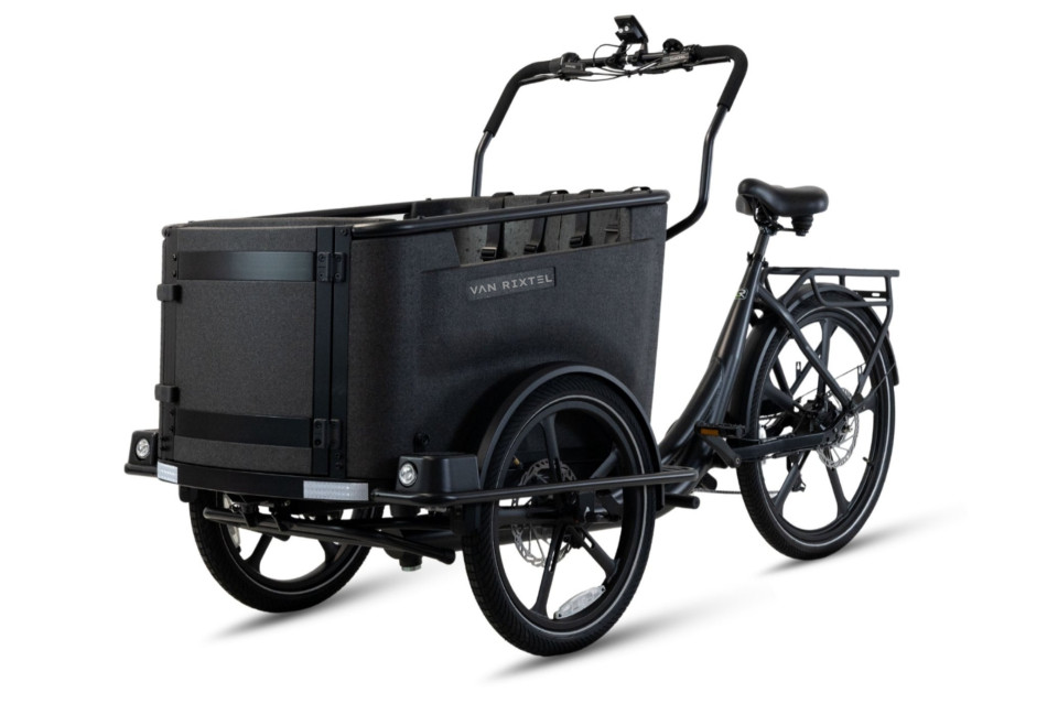 Van Rixtel Family - midnight black - elektrische driewieler bakfiets