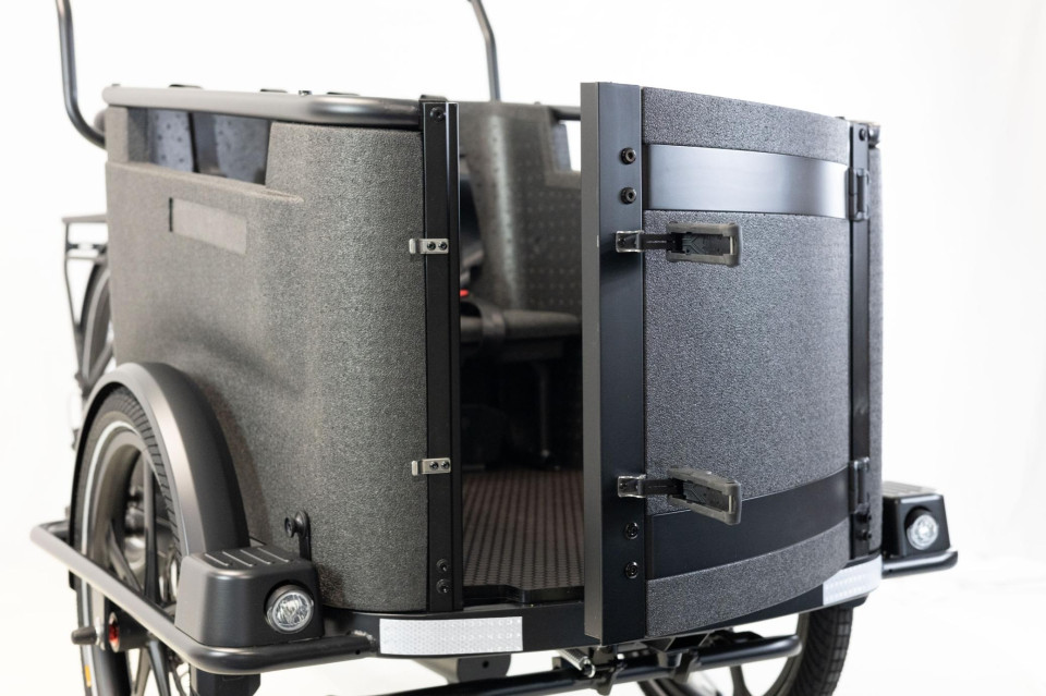 Van Rixtel Family - midnight black - elektrische driewieler bakfiets