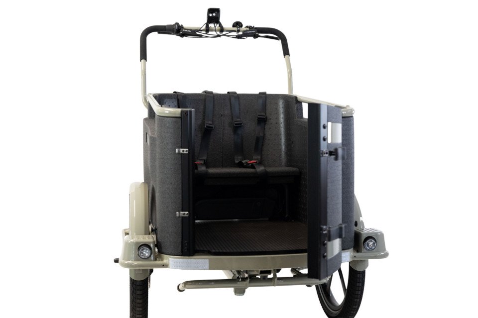 Van Rixtel Family - desert sand - elektrische driewieler bakfiets