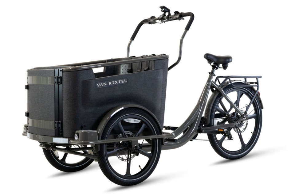 Van Rixtel Family - graphite - elektrische driewieler bakfiets
