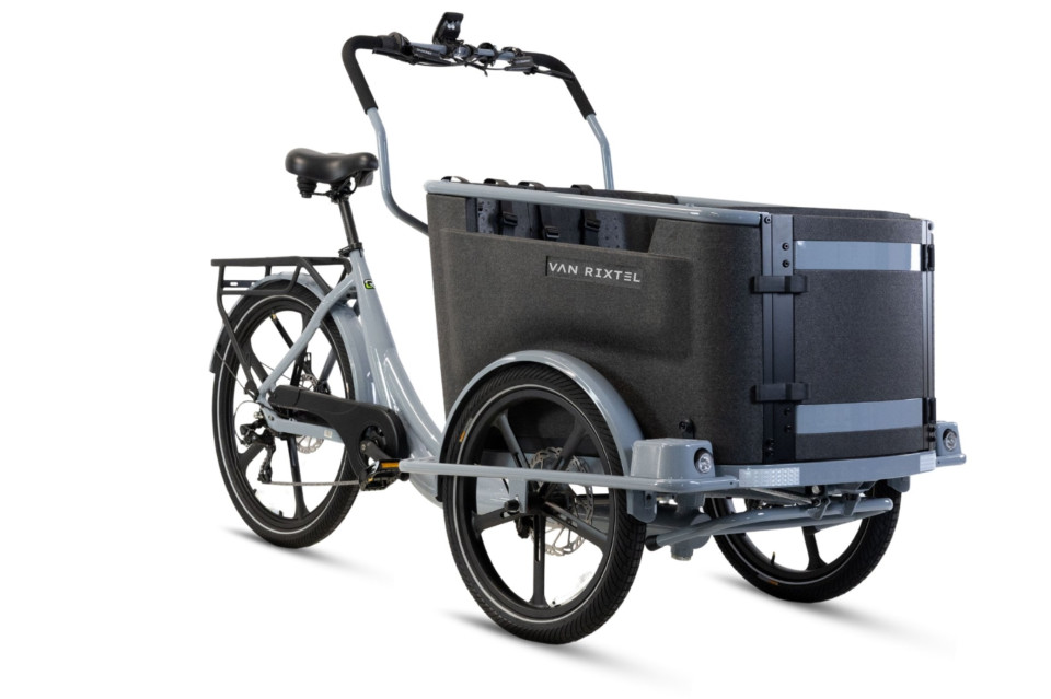 Van Rixtel Family - nardo grey - elektrische driewieler bakfiets