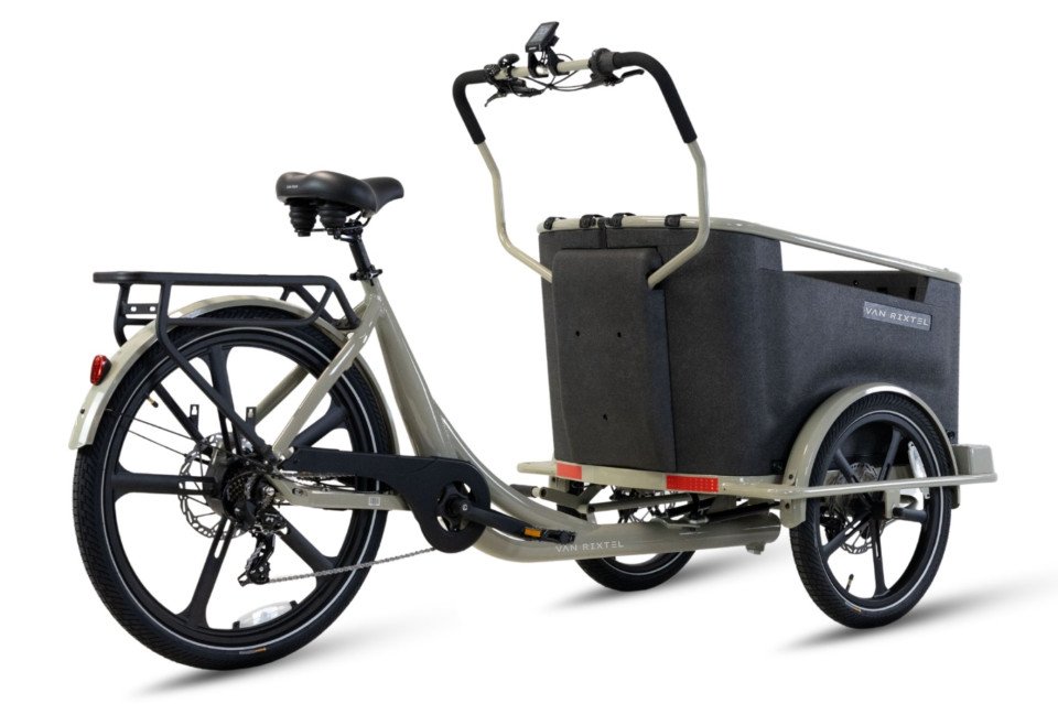 Van Rixtel Dog - desert sand - elektrische driewieler bakfiets