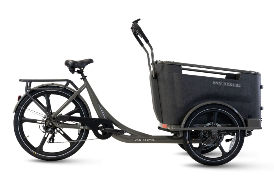 Van Rixtel Dog - graphite - elektrische driewieler bakfiets