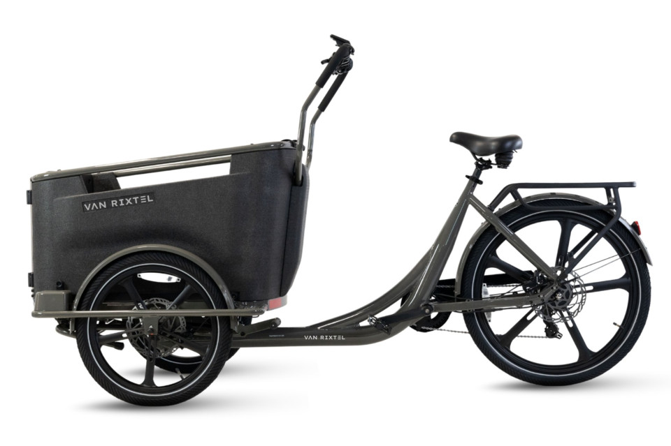 Van Rixtel Dog - graphite - elektrische driewieler bakfiets