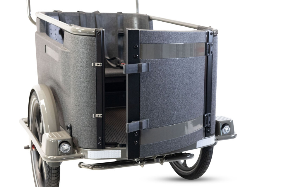 Van Rixtel Dog - graphite - elektrische driewieler bakfiets