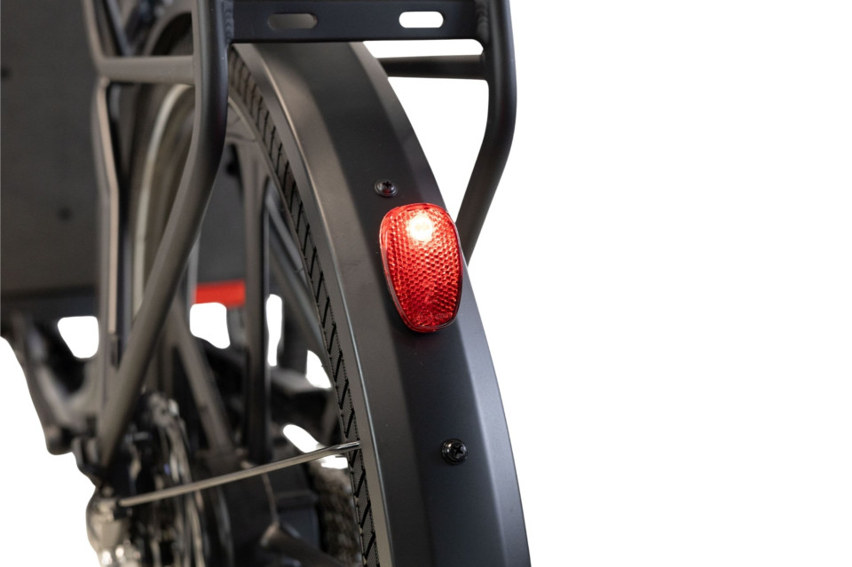 Van Rixtel Dog - midnight black - elektrische driewieler bakfiets