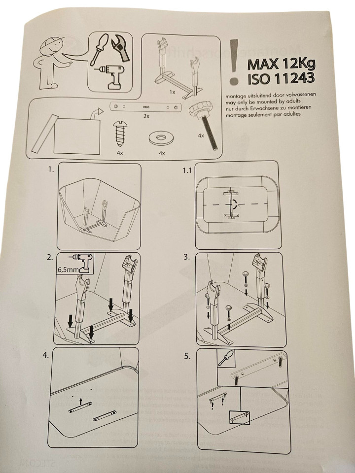 Adapter + Mini Mee voor de Royal 2W bakfiets